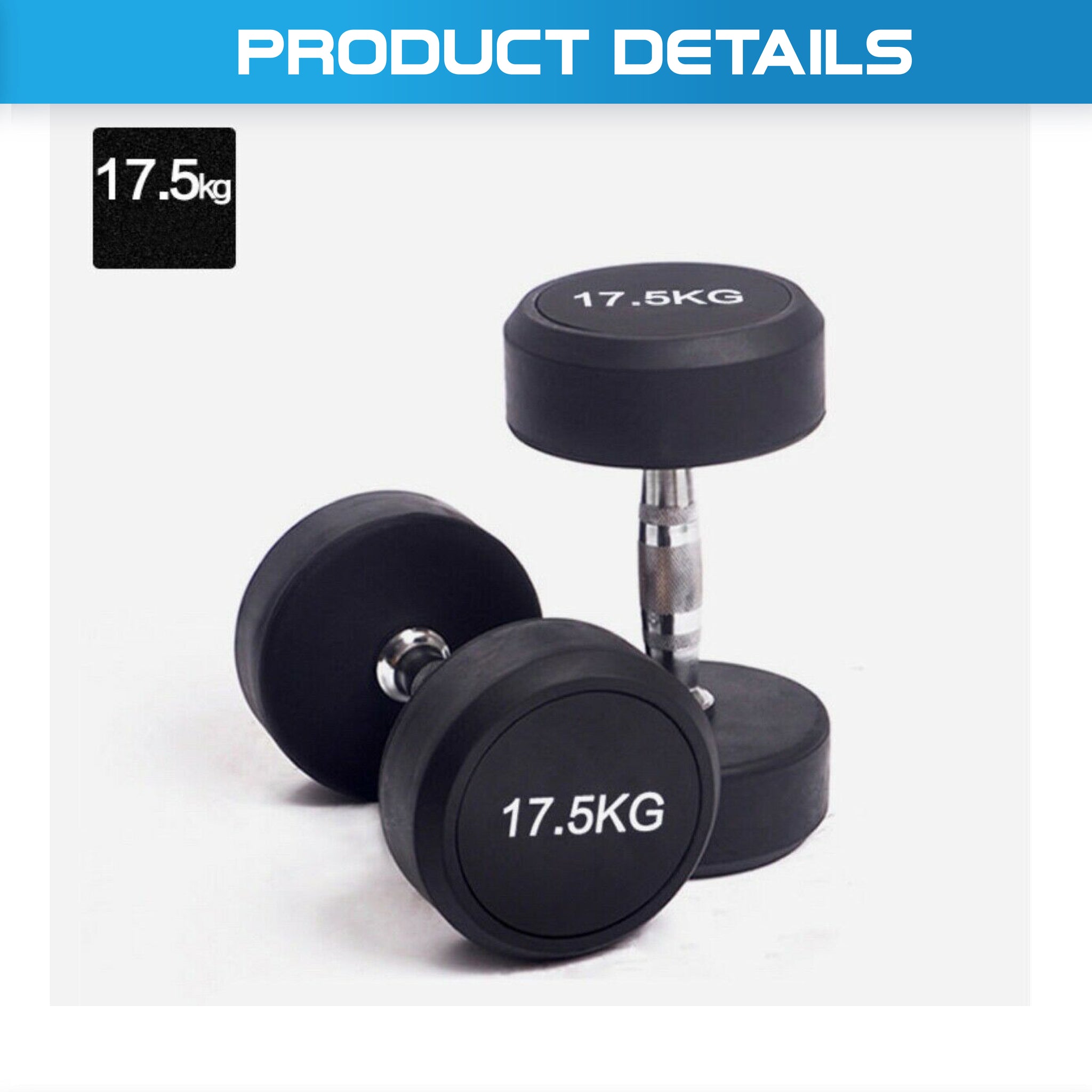 135KG Round Dumbbell Bundle with Rack, Bench & Floor Mat – Home Gym Strength Training Set