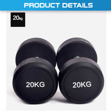 Load image into Gallery viewer, 2.5KG-40KG Commercial Grade Round Rubber Dumbbells

