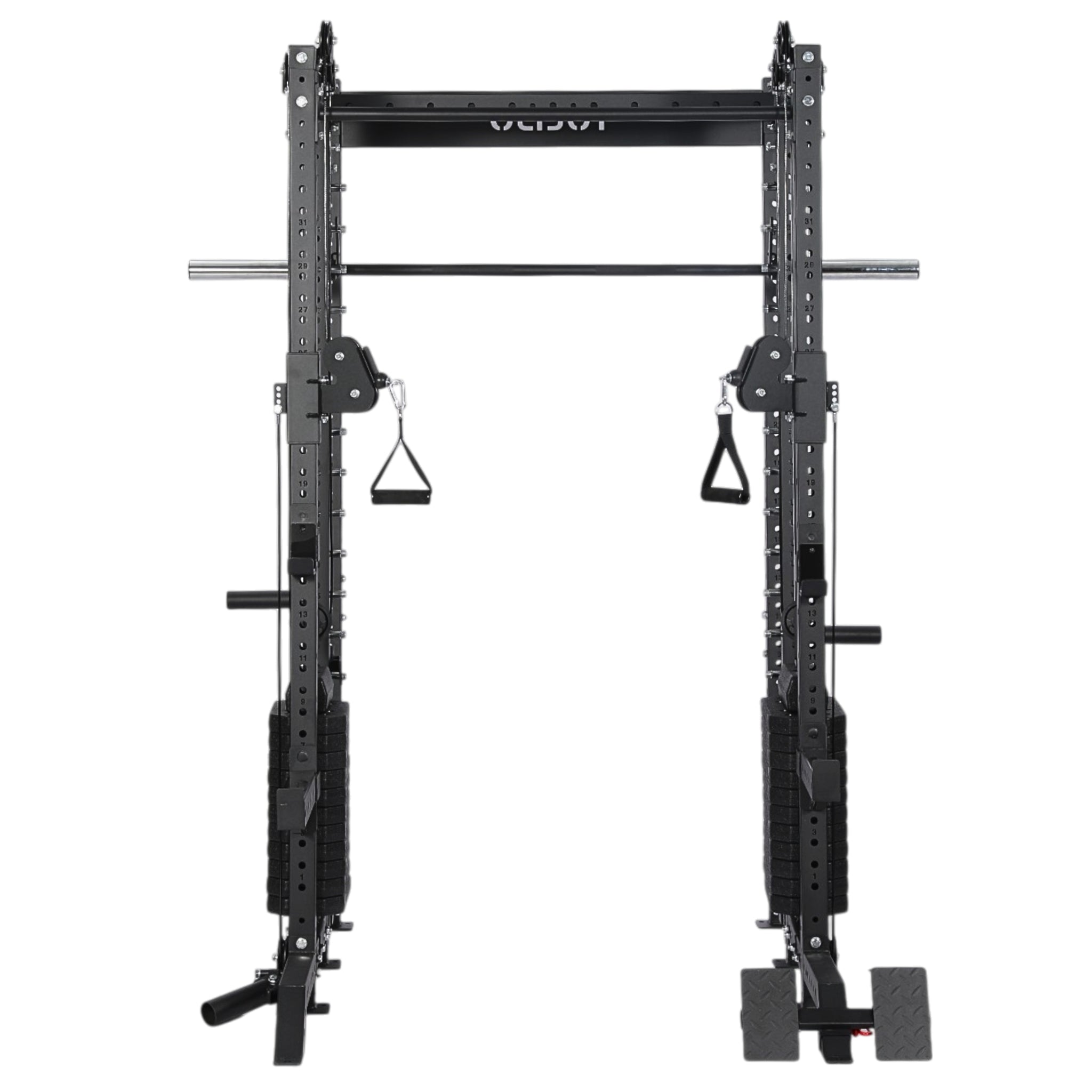 Oli Joy 8019 Ultimate Elite Bundle – All-in-One Smith Machine with 140 kg Stacks & Magnetic Vertical Climber