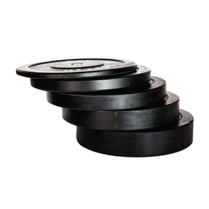 150kg Black Bumper Plates Bundle (5/10/15/20/25) - Oli Joy Sports 