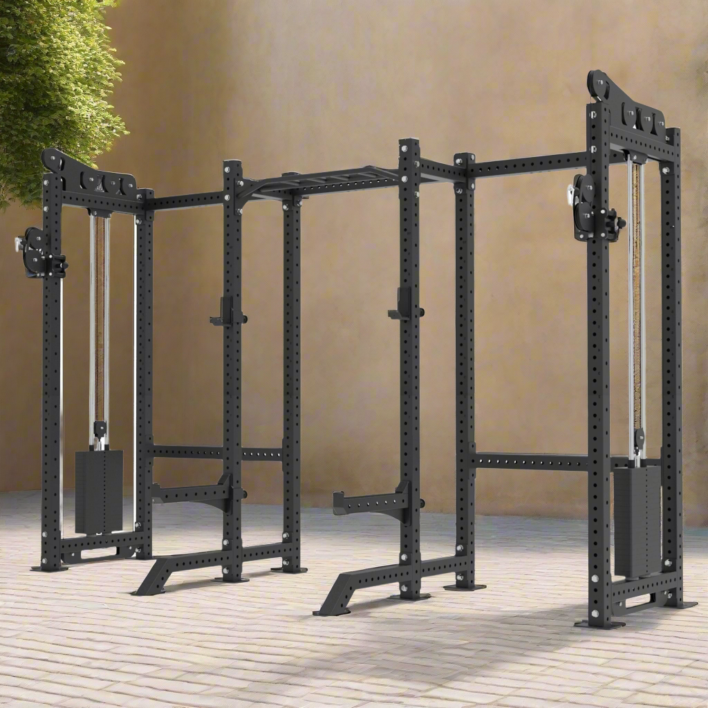 DualMax Power Rack Modular Power Rack System Pin Loaded Cable System