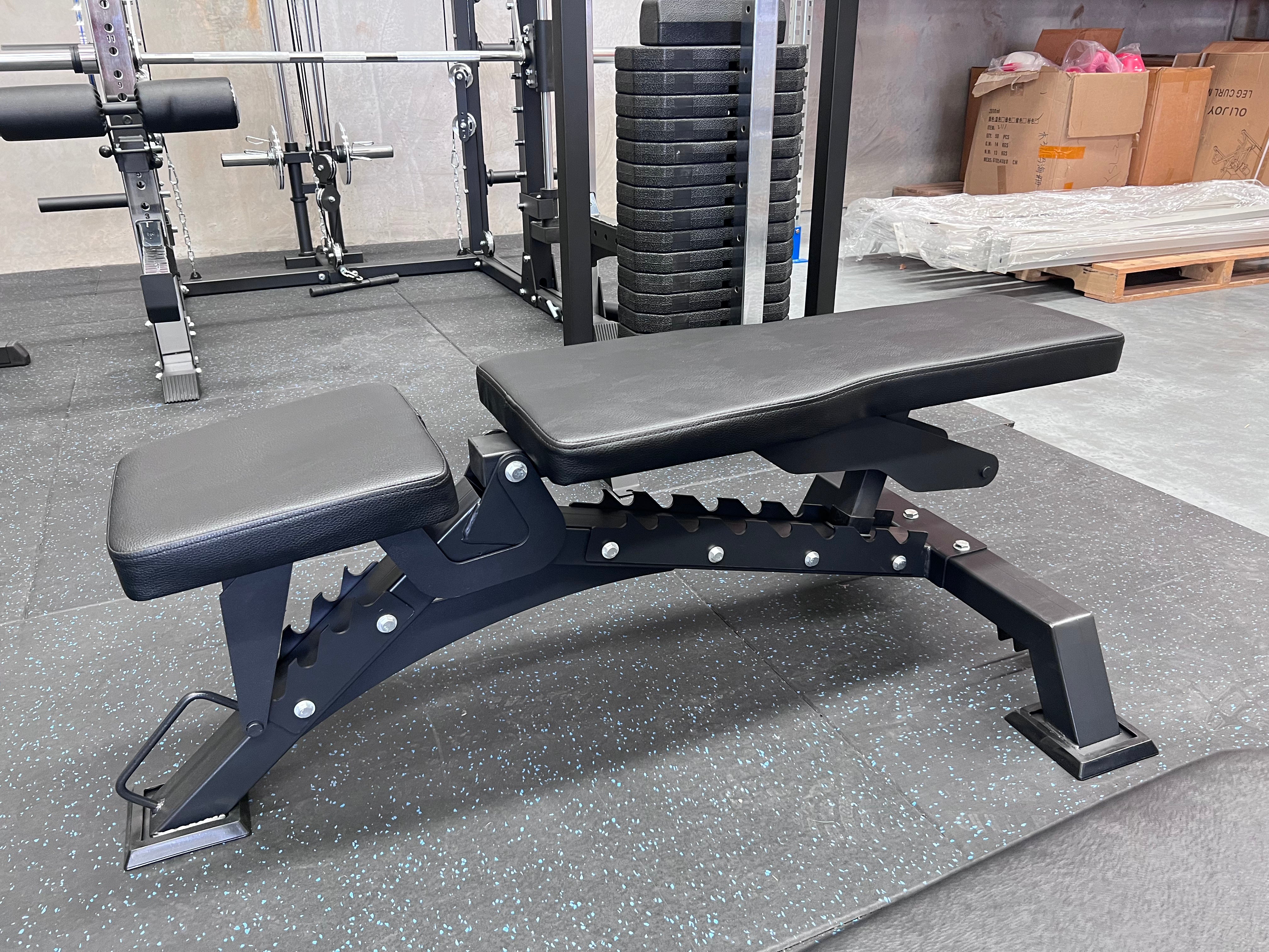 Preorder Ultimate 3.0mm Cable Crossover plate load & Free Weight Training System（100kg black bumper plates weights）