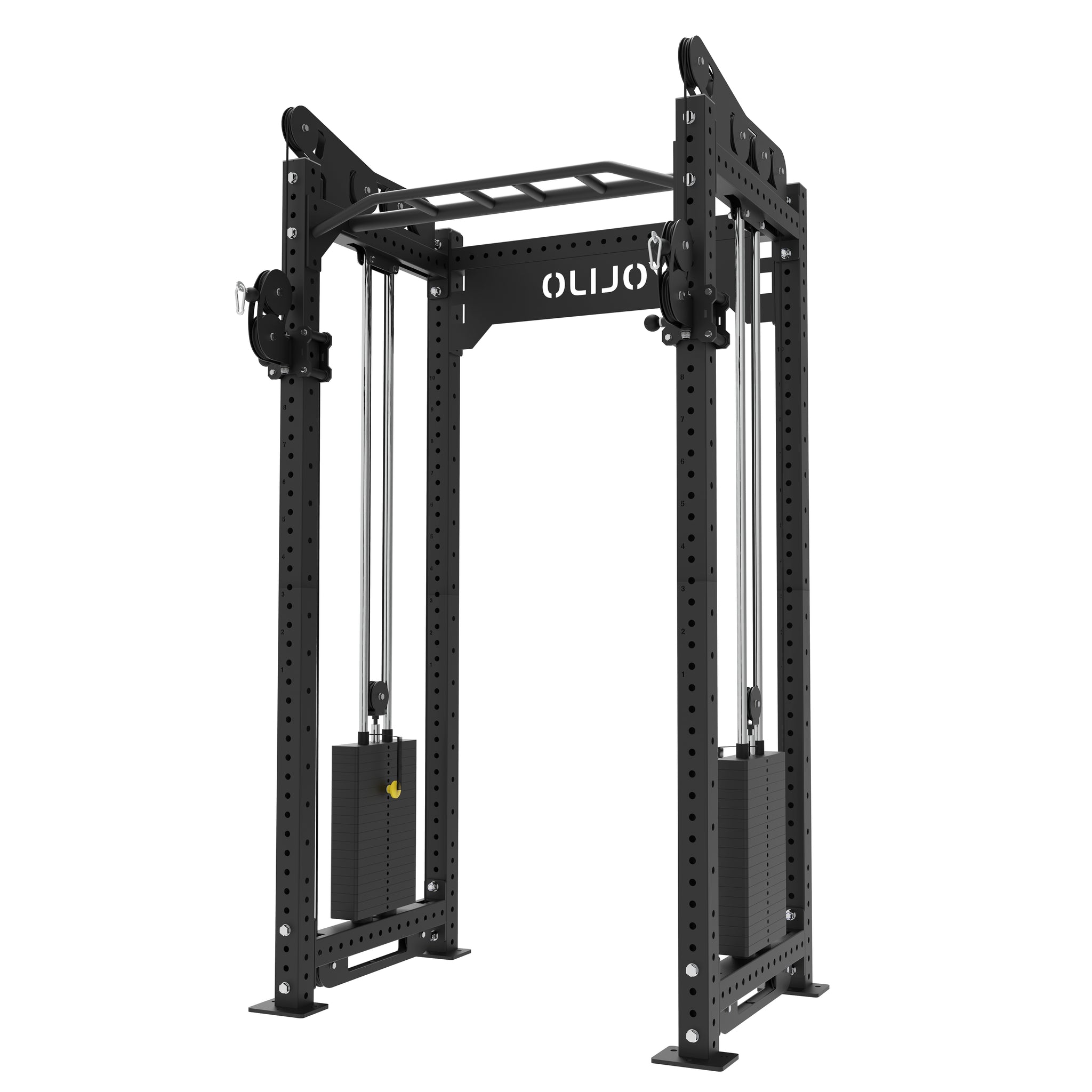 Pre Order Cable Crossover Trainer Modular Power Rack System Pin Loaded - Oli Joy Sports 