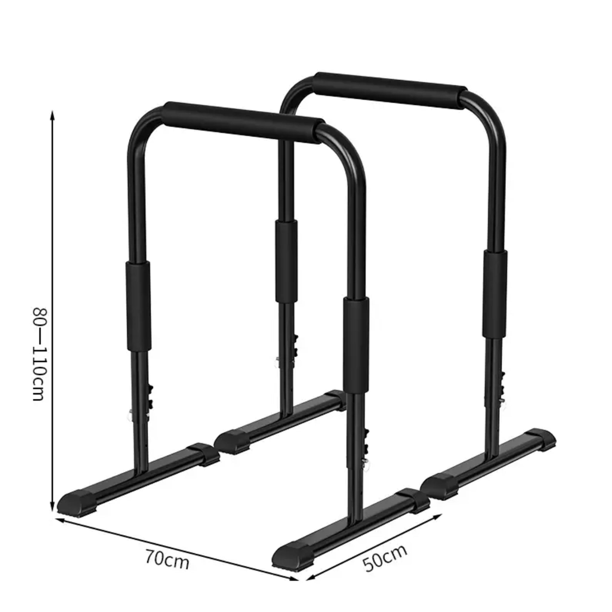 Chin Up Dip Parallel Bar Stand (Black Colour) - Oli Joy Sports 