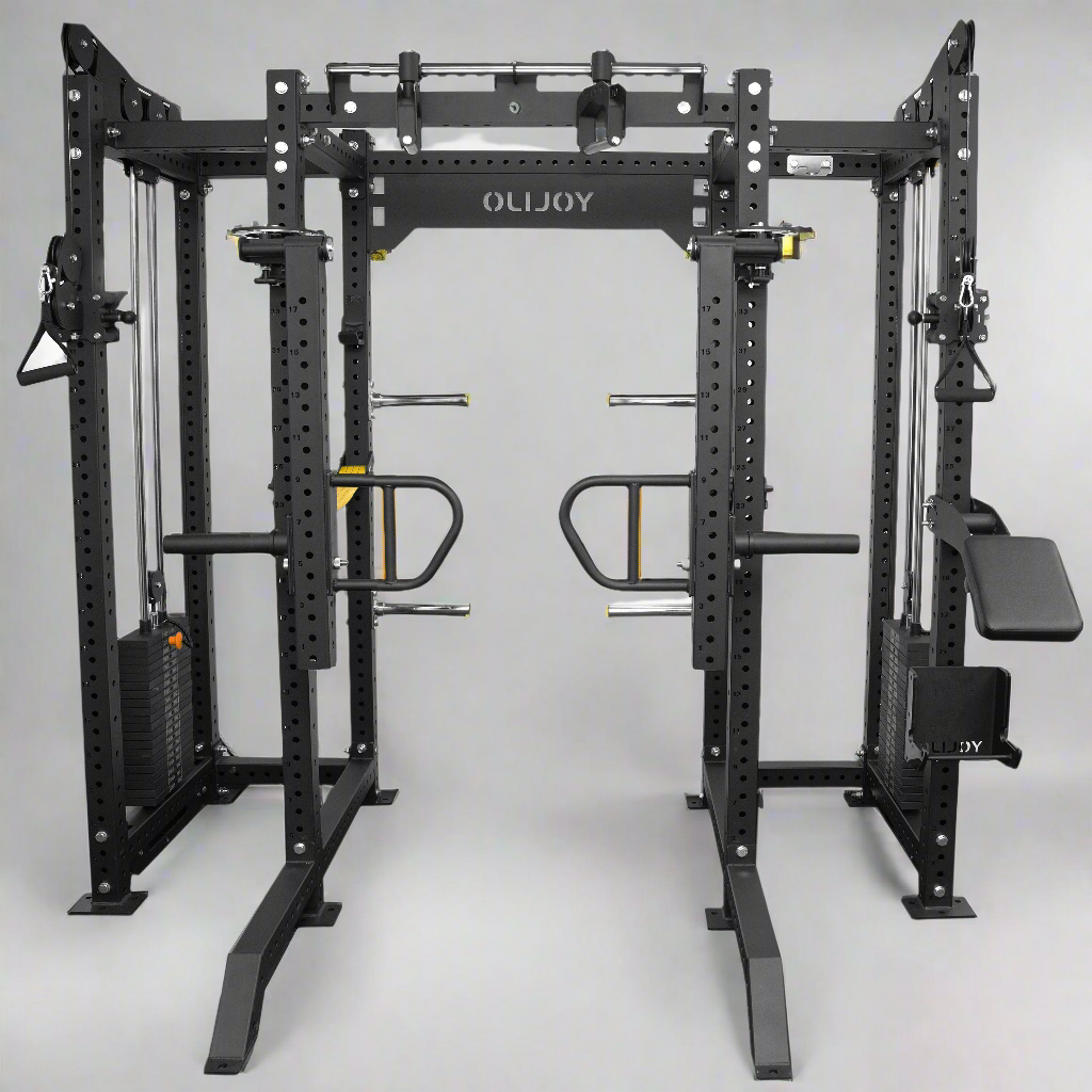 Ultimate Multi function Power Rack Pin Loaded Cable System Modular Power Rack System