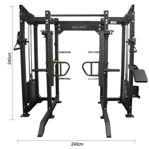 Ultimate Multi function Power Rack Pin Loaded Cable System Modular Power Rack System