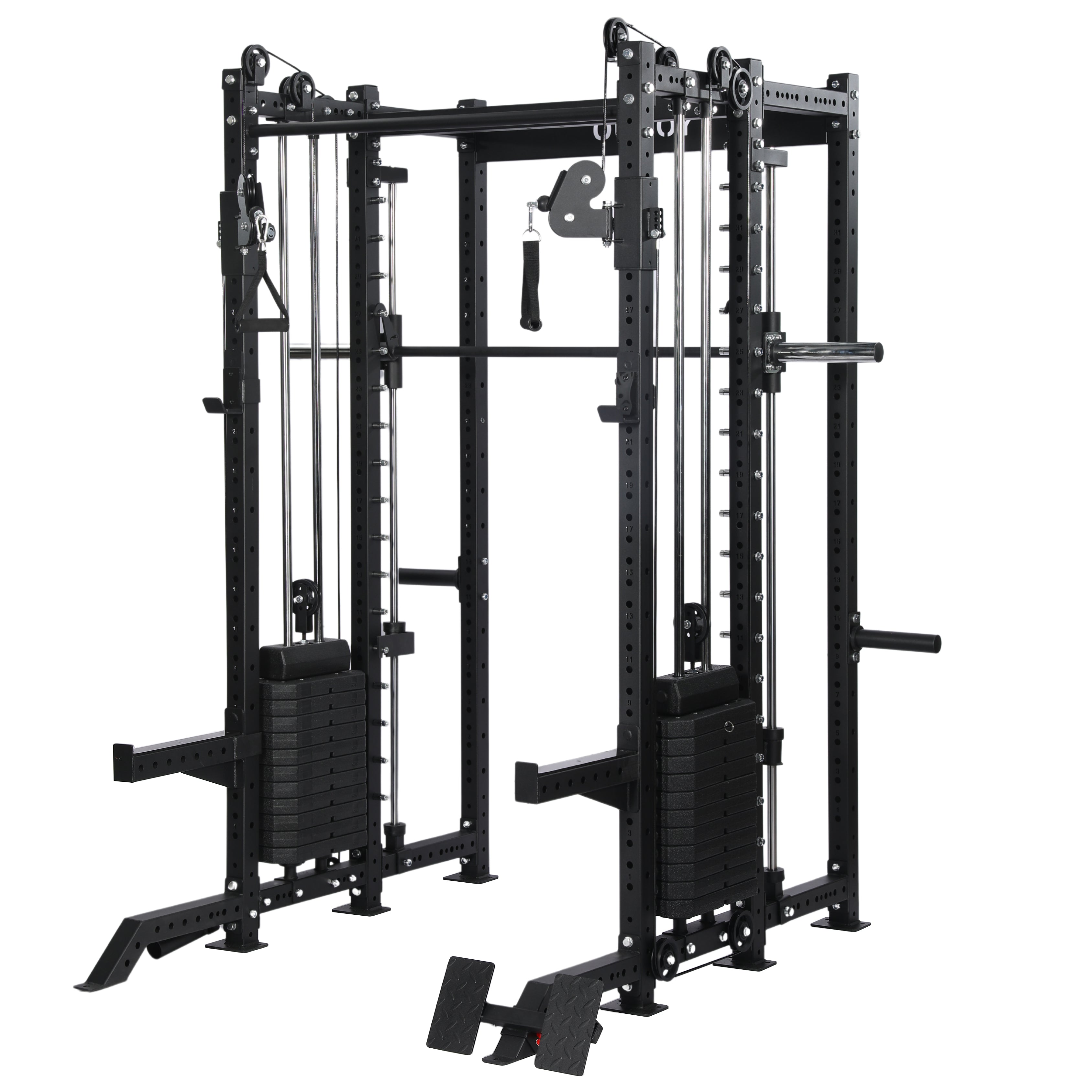 Oli Joy 8019 Ultimate Elite Bundle – All-in-One Smith Machine with 140 kg Stacks & Magnetic Vertical Climber