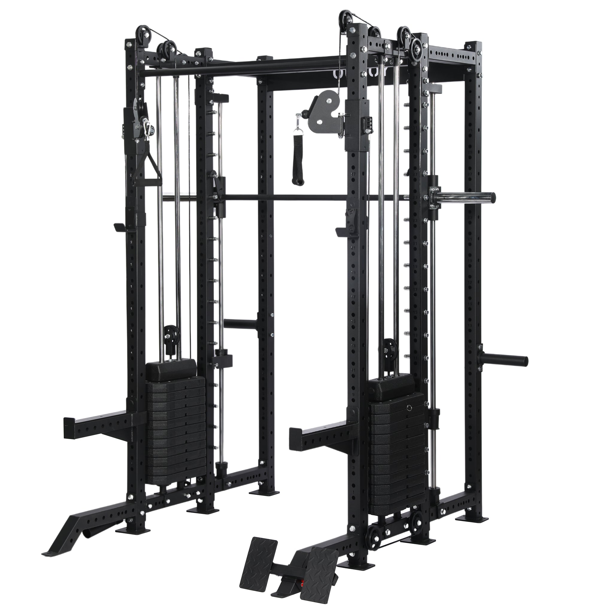 Oli Joy 8019 Ultimate Elite Bundle – All-in-One Smith Machine with 140 kg Stacks & Magnetic Vertical Climber