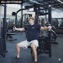 Load and play video in Gallery viewer, OLIJOY Pin-Loaded Rear Delt / Pec Fly Machine – Upper Body Isolation Trainer 5572

