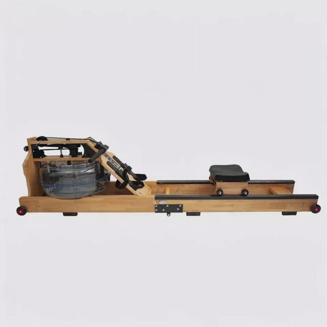 Oli Joy FlowWood — Foldable Wooden Water Rower (Adjustable Resistance)