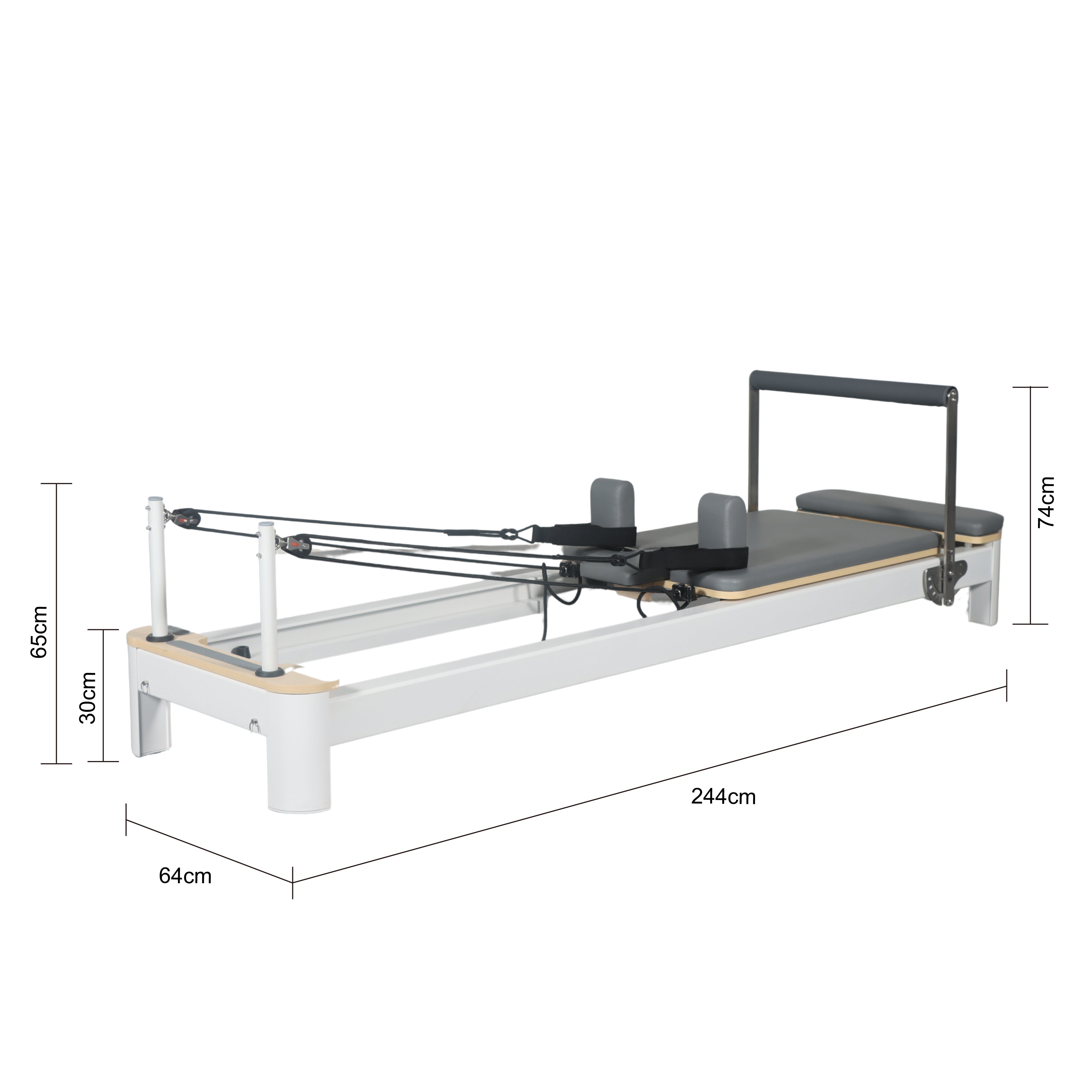 Premium Spring Aluminium Alloy Frame Pilates Reformer Machine - Oli Joy Sports 