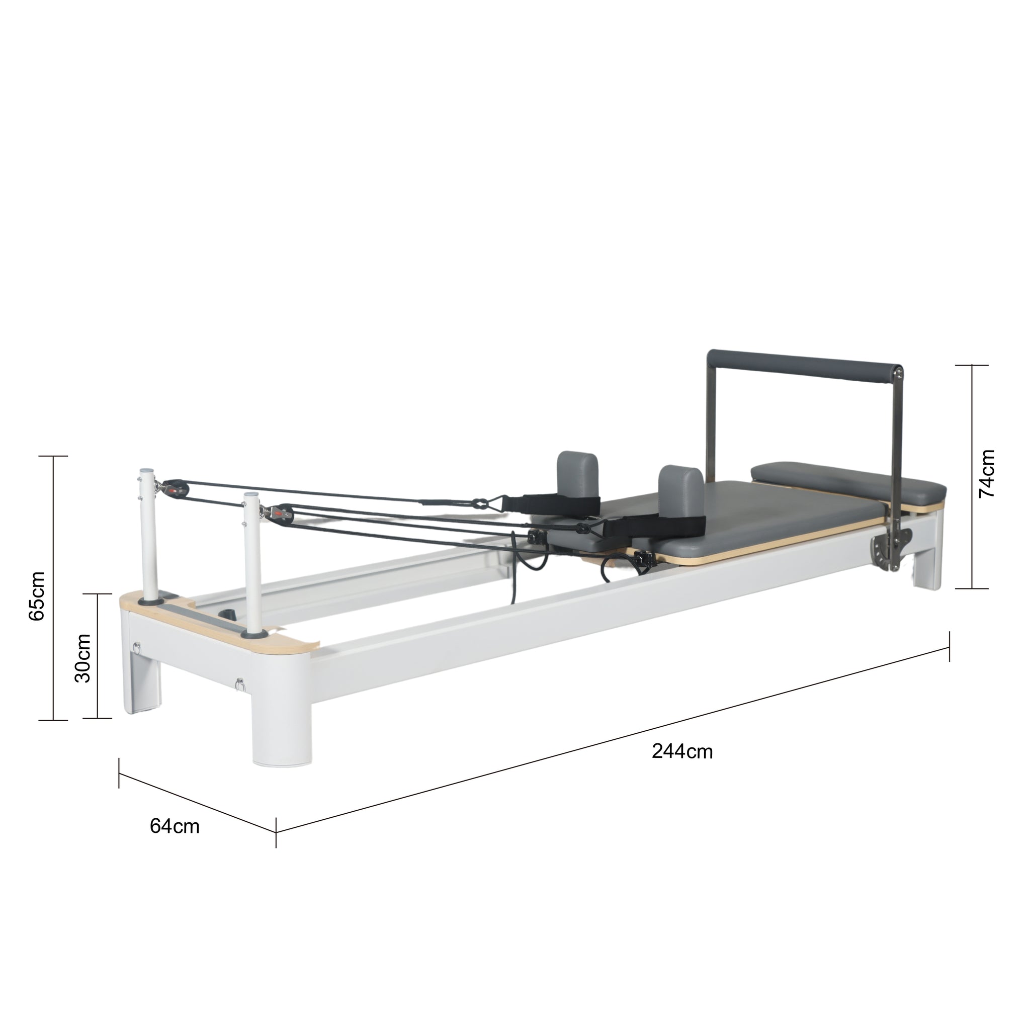 Premium Spring Aluminium Alloy Frame Pilates Reformer Machine - Oli Joy Sports 
