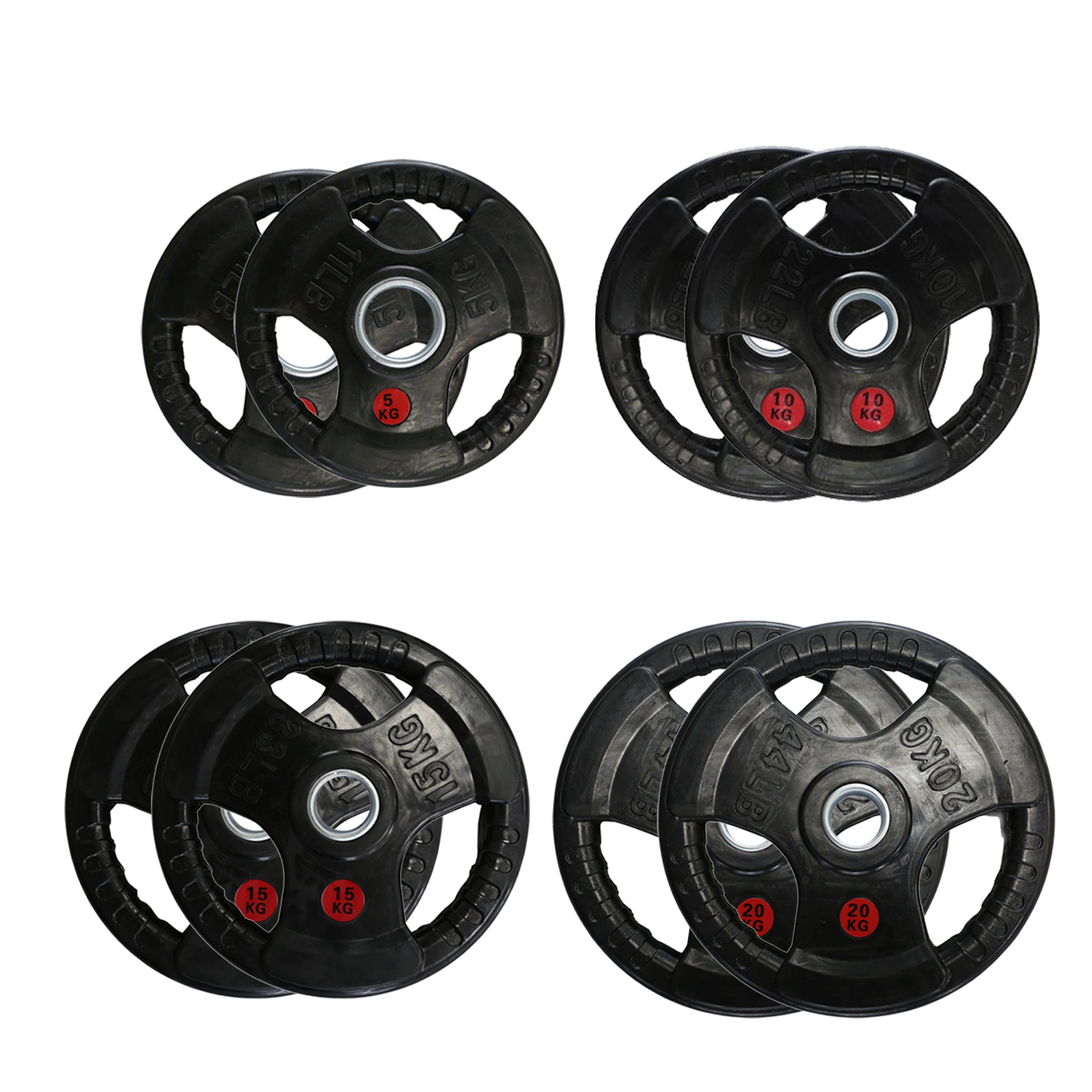 100kg Olympic Weight Plates Bundle (5/10/15/20) T - Oli Joy Sports 