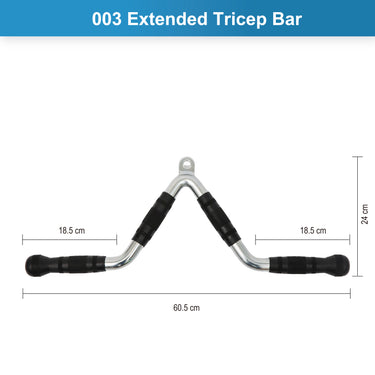 Extended Tricep Bar Cable Attachment - Oli Joy Sports 