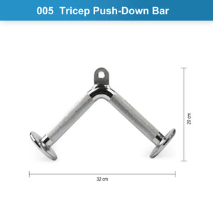 Tricep Push-Down Bar Cable Attachment