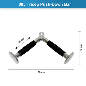 Tricep Push-Down Bar Cable Attachment
