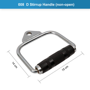 D Stirrup Handle (non-open) Cable Attachment