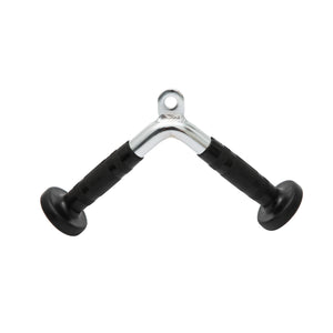 Tricep Push-Down Bar with rubber Handgrips Cable Attachment