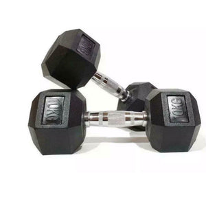 1kg to 10kg Hex Dumbbell & Storage Rack Bundle (10 pairs - 110kg)