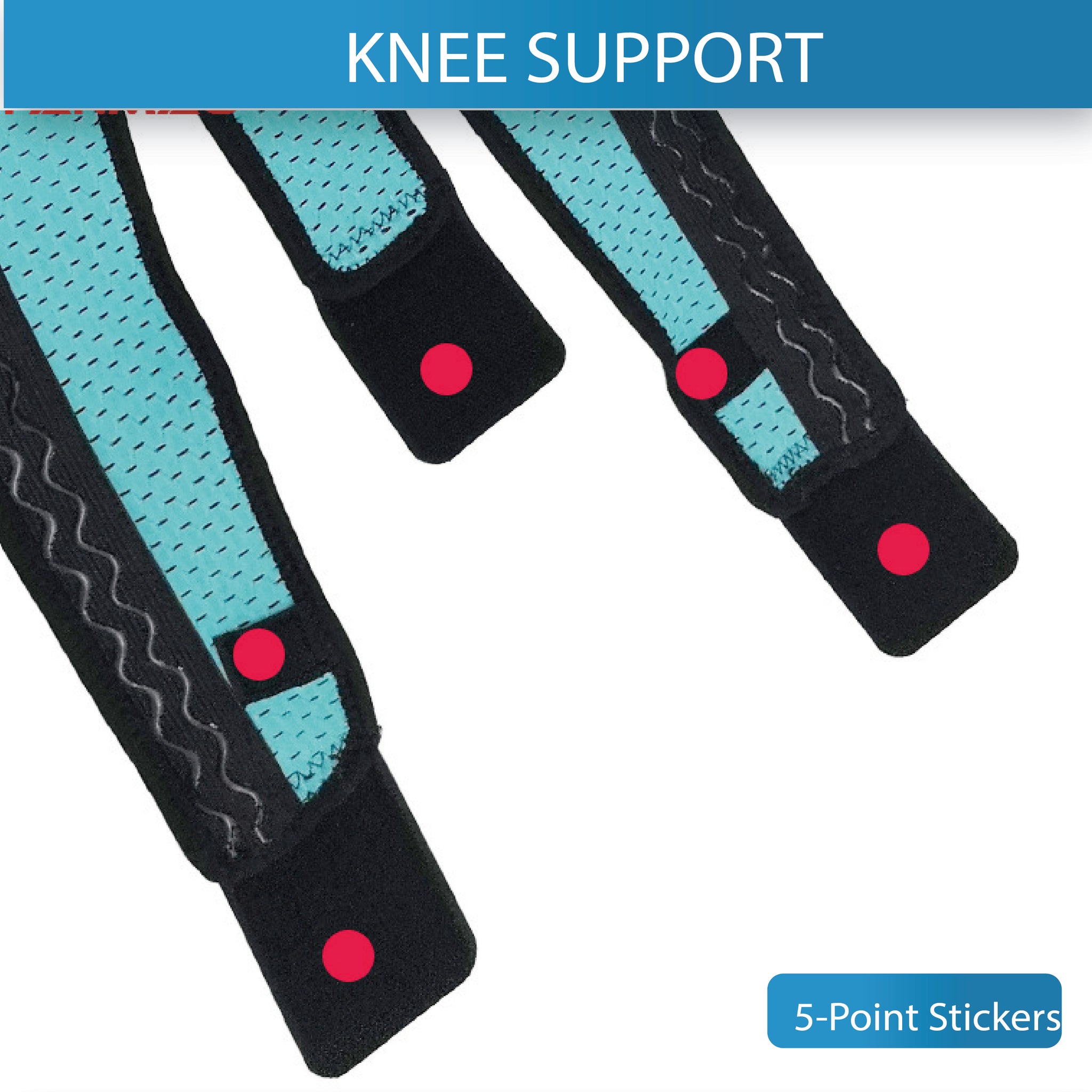 Elastic Knee Support Open-Patella Brace - Oli Joy Sports 