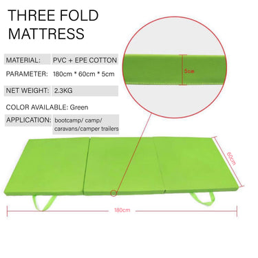 Tri- Fold Exercise Mat - Oli Joy Sports 