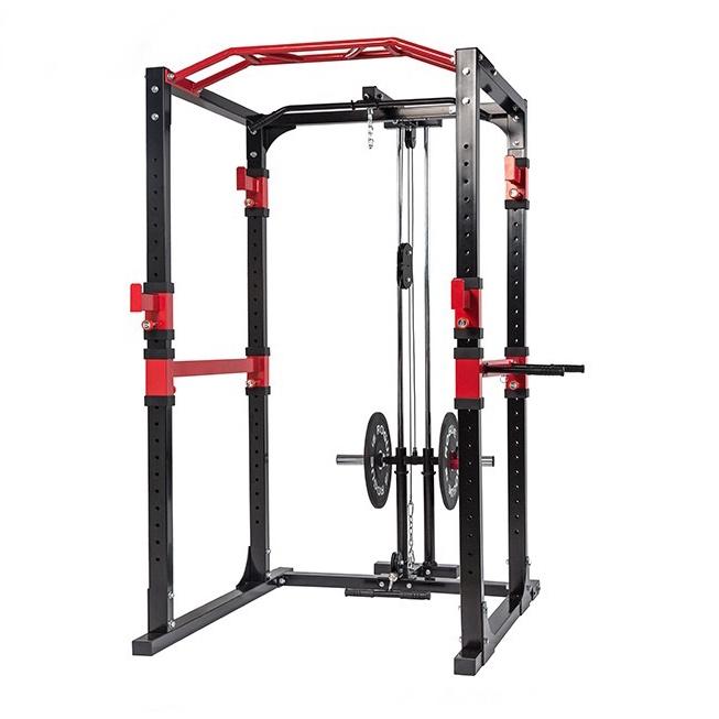 Power Rack Bundle - 100kg Rubber Weight Plates & Barbell - Oli Joy Sports 