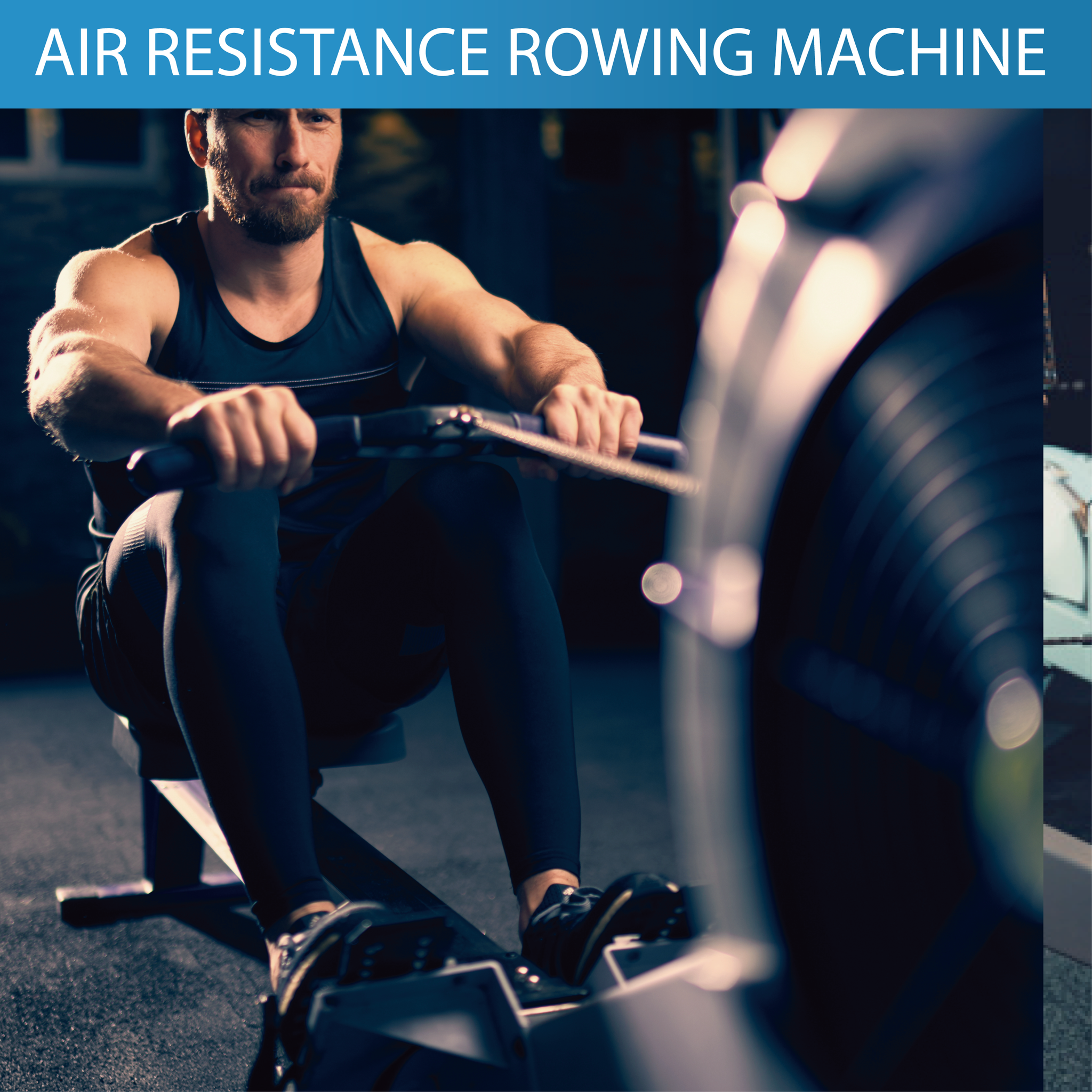 Air Resistant Rowing Machine - Oli Joy Sports 
