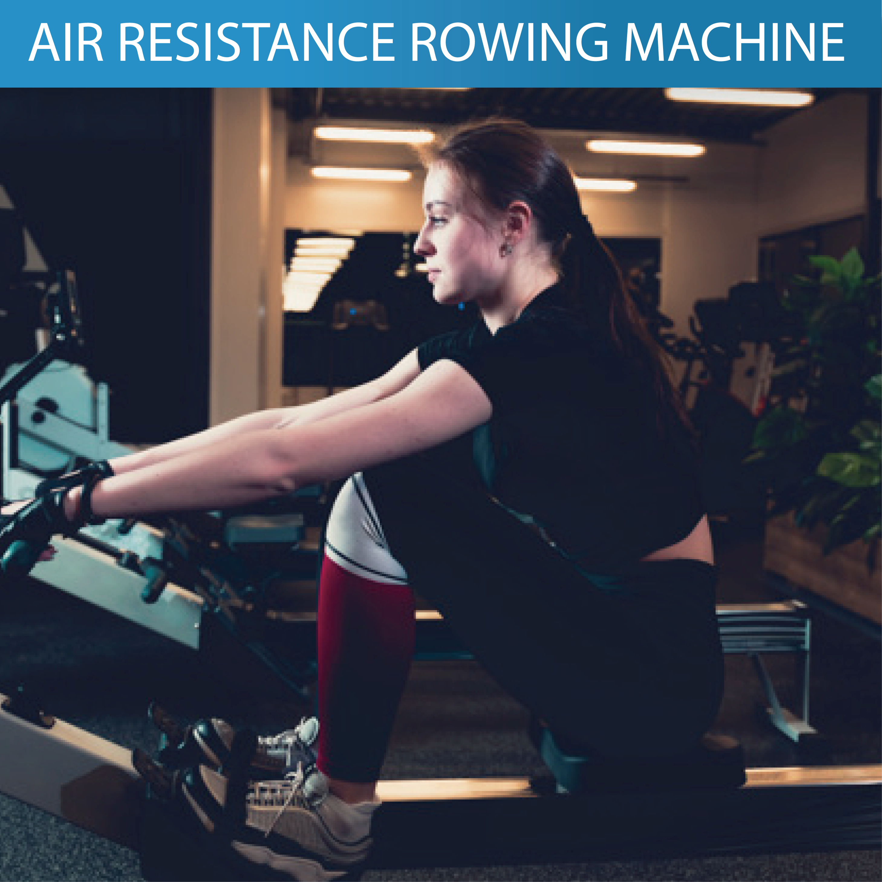 Air Resistant Rowing Machine - Oli Joy Sports 