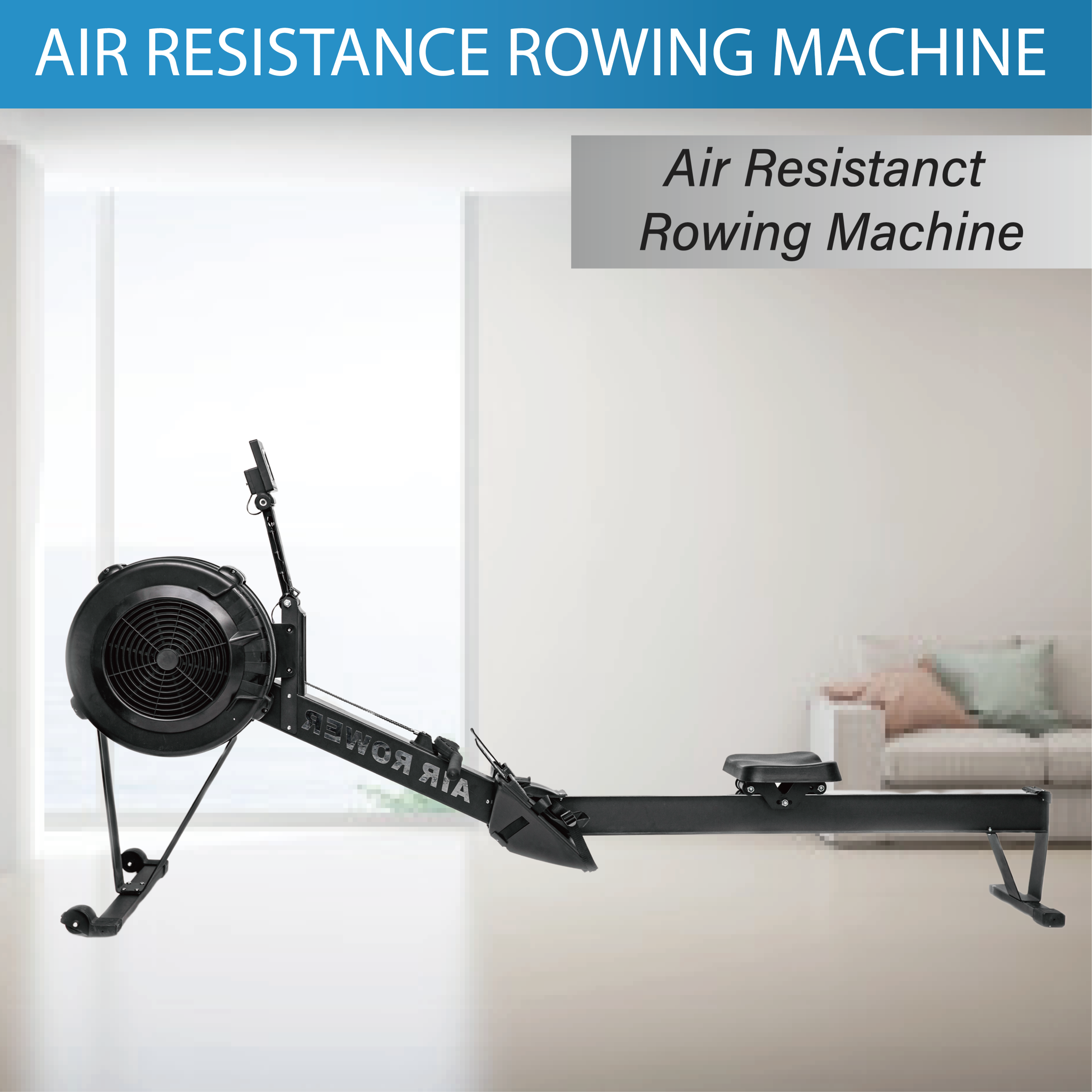 Air Resistant Rowing Machine - Oli Joy Sports 
