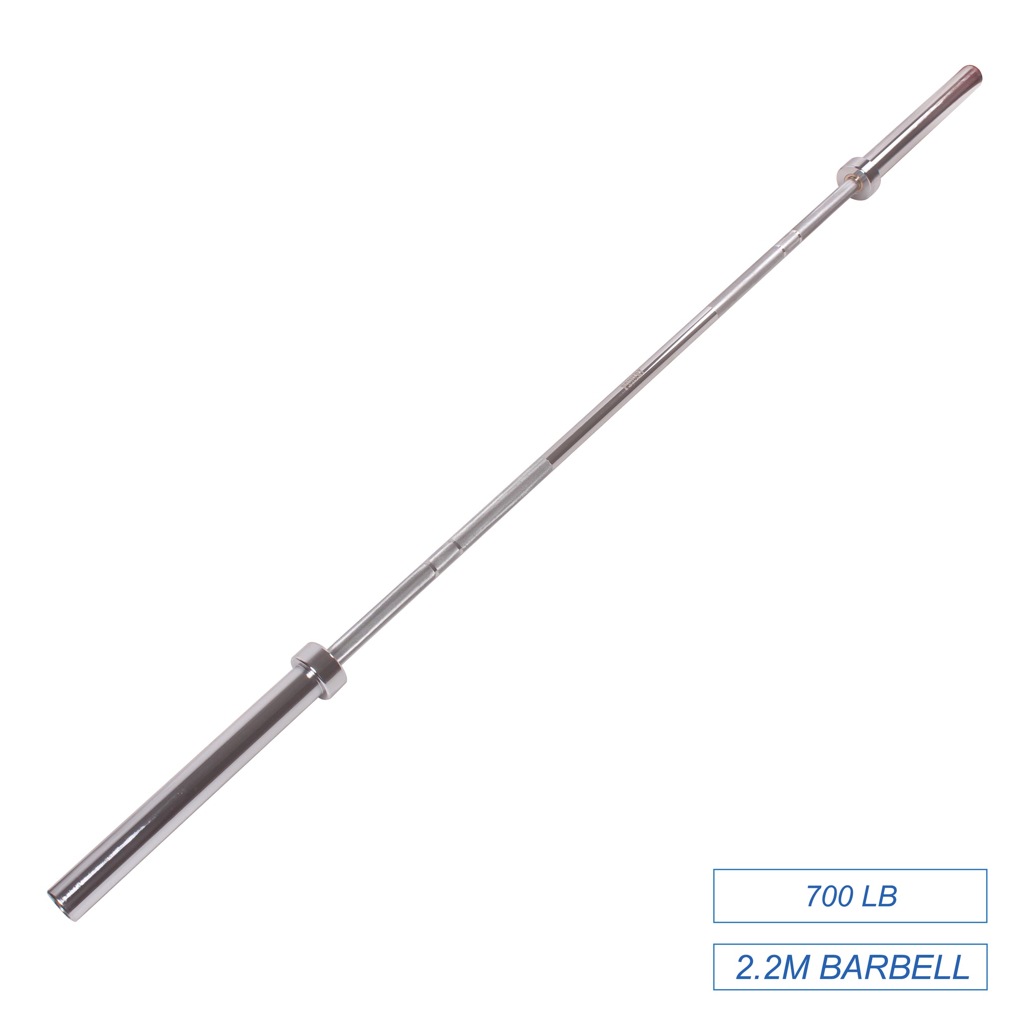 2.2M Olympic Weight Barbell Bar 20KG 700LB - Oli Joy Sports 