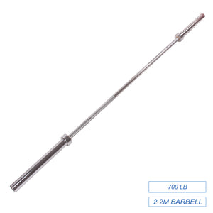 2.2M Olympic Weight Barbell Bar 20KG 700LB