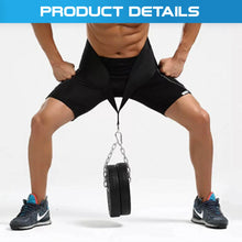 Load image into Gallery viewer, Weight Lift Belt Gym Back Pull Up Chain Dipping Dip Body Building Workout
