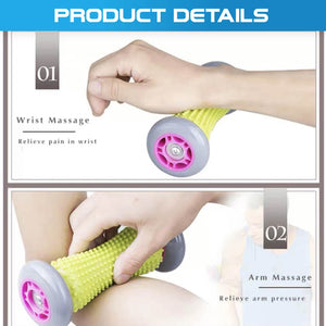 Foot Massage Roller Pain Relieve Stress Soft Rubber Plantar Fasciitis Stick