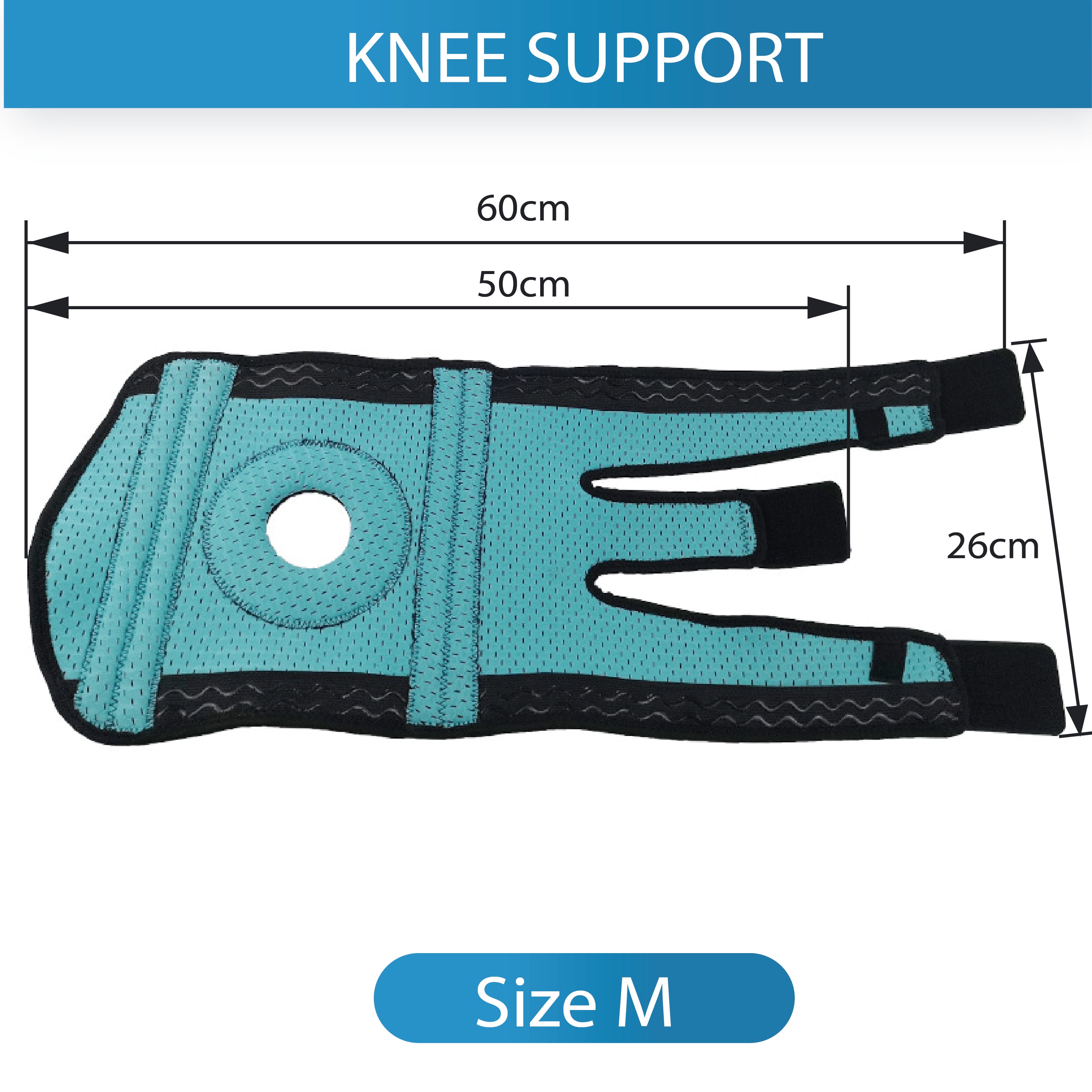 Elastic Knee Support Open-Patella Brace - Oli Joy Sports 