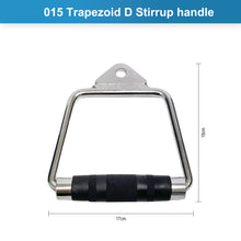 Load image into Gallery viewer, Trapezoid D Stirrup handle Cable Attachment

