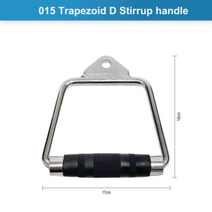 Trapezoid D Stirrup handle Cable Attachment