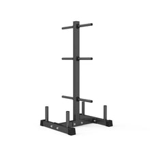 Load image into Gallery viewer, Olympic Weight Plates Steel Rack Holder &amp; Bar Stand

