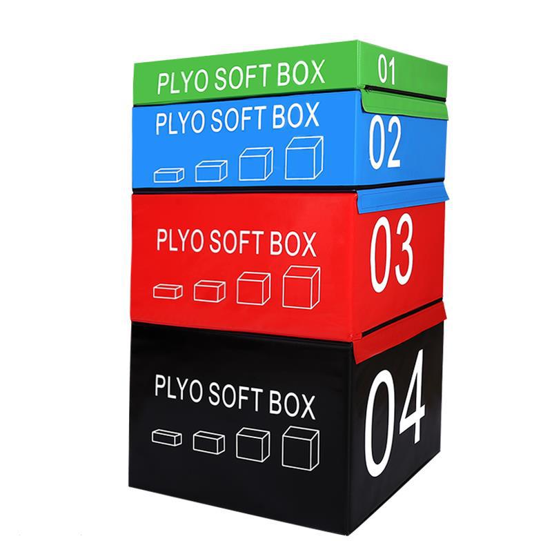 Plyometric Box Soft Foam 4 Sizes Option - Oli Joy Sports 