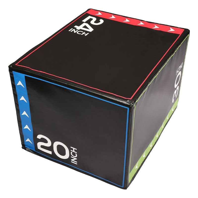 3 in 1 Heave Duty Jump Box Plyo 76x 51x 61cm - Oli Joy Sports 