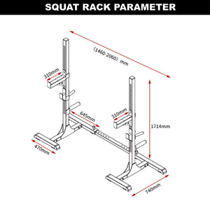 Squat Rack Bundle - Squat Rack & Bench