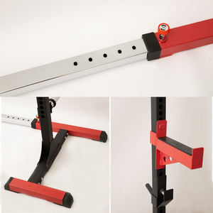 Squat Rack Bundle - Squat Rack & Premium Grade Adjustable Bench