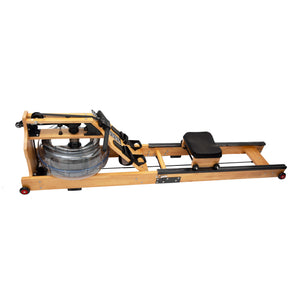 Foldable Wooden Water Rowing Machine With Adjustable Resistance