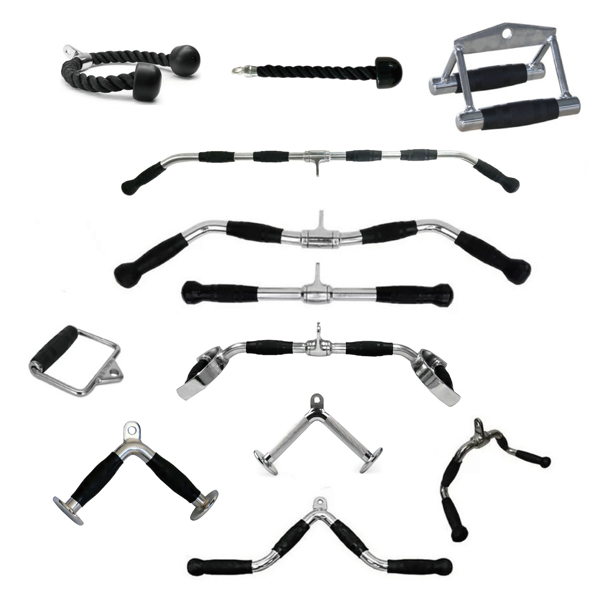 Multi Gym Cable Attachments - Oli Joy Sports 