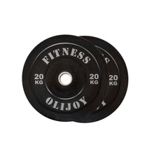 Load image into Gallery viewer, Half Rack Bundle - 150kg Black Bumper Weight Plates, Barbell &amp; Bench
