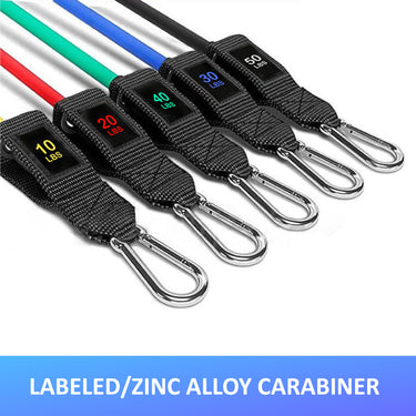 11 PCS Resistance Band Set - Oli Joy Sports 