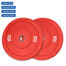 Load image into Gallery viewer, Colour Bumper Plates 5/10/15/20/25 KG
