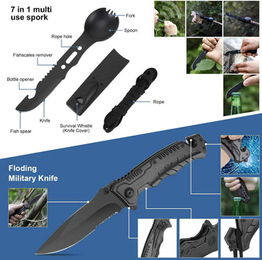 32-in-1 Emergency Survival Camping Kit - Oli Joy Sports 