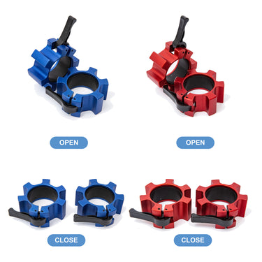 2PCS 50mm Aluminum Barbell Collar Clip - Oli Joy Sports 