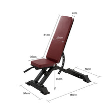 Load image into Gallery viewer, Premium Grade Adjustable Decline &amp;Incline &amp; Flat Bench
