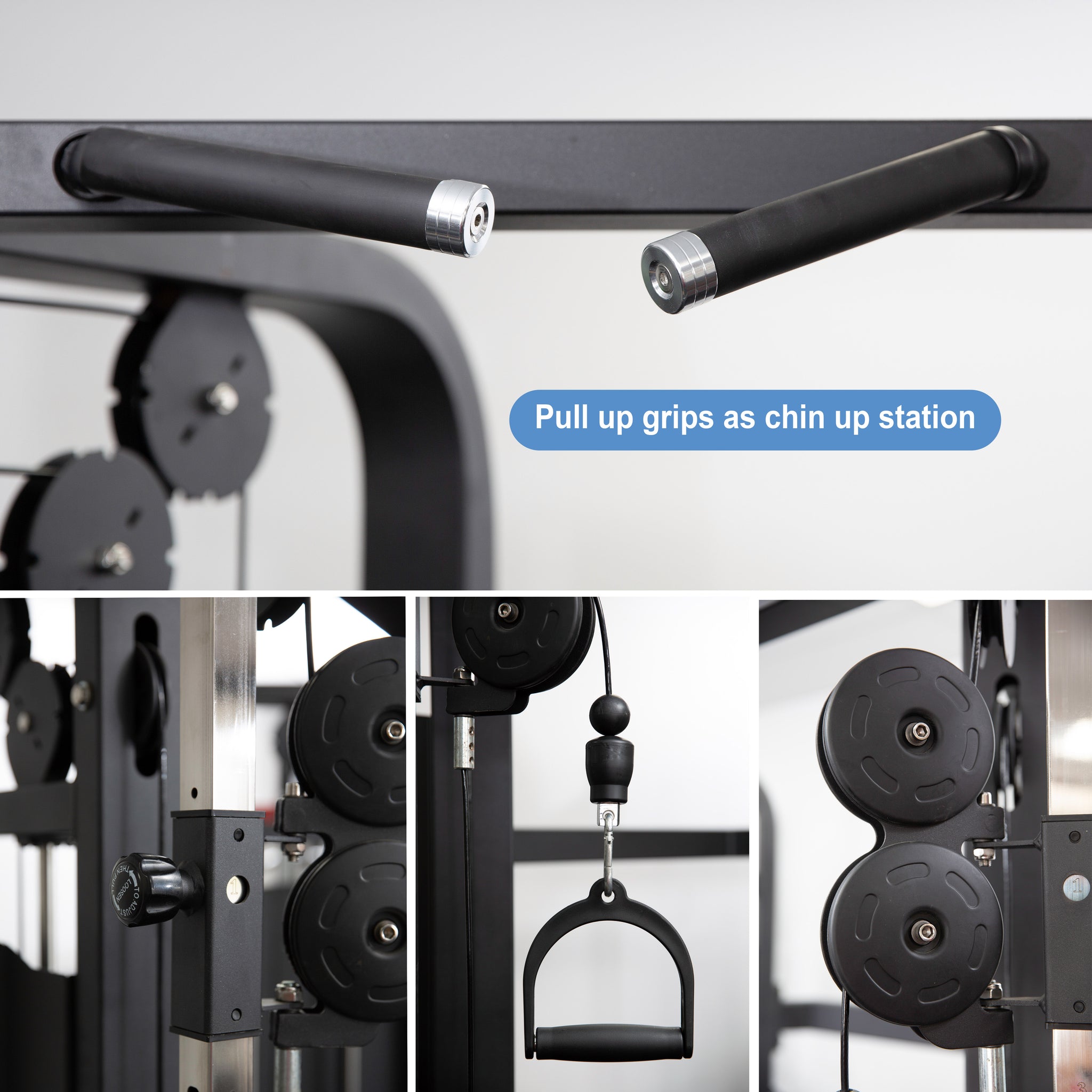 Cable Crossover Station Pin Loaded & Functional Trainer Machine - Oli Joy Sports 